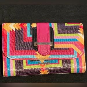 Desigual Colorful geometric Clutch